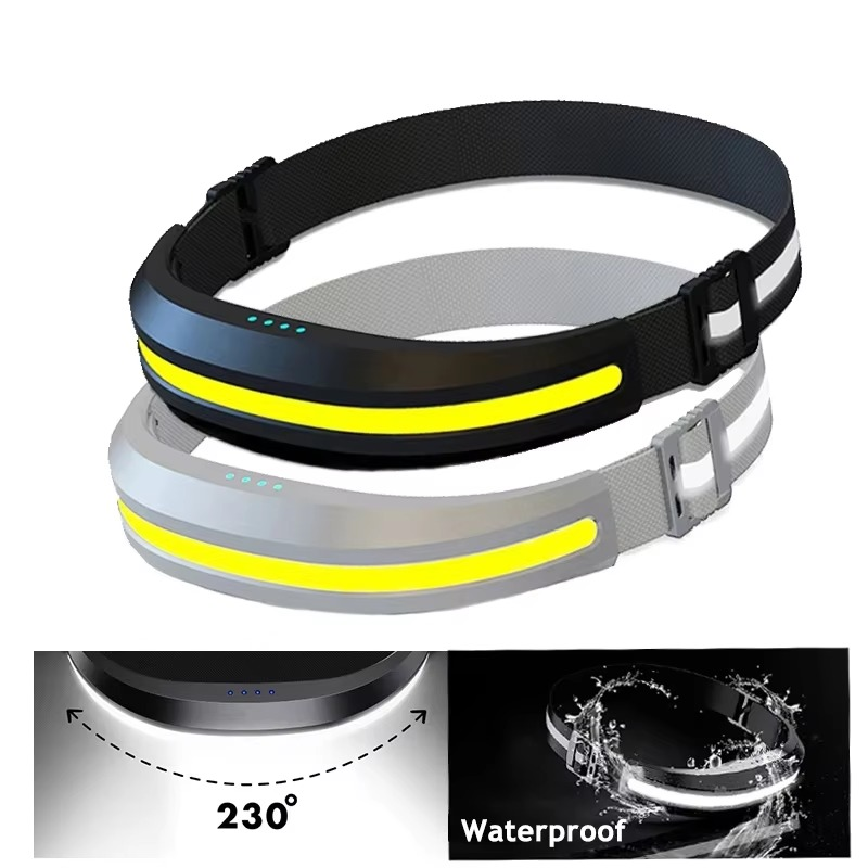 HL 03-7.5 Powerful Portable COB Headlamp USB Rechargeable Red and White Light Work Light Outdoor Camping Fishing Floodlight Headlight