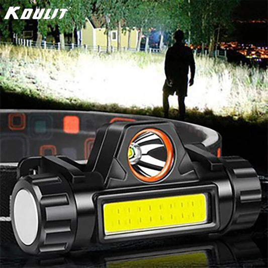 HL 15-2.0 Mini Multifunctional Portable LED Headlight & COB, Waterproof With Built-in  Rechargeable Battery and Mountable Magnets...